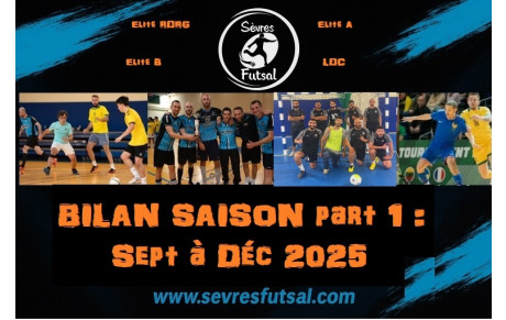 BILAN 1ère partie de SAISON